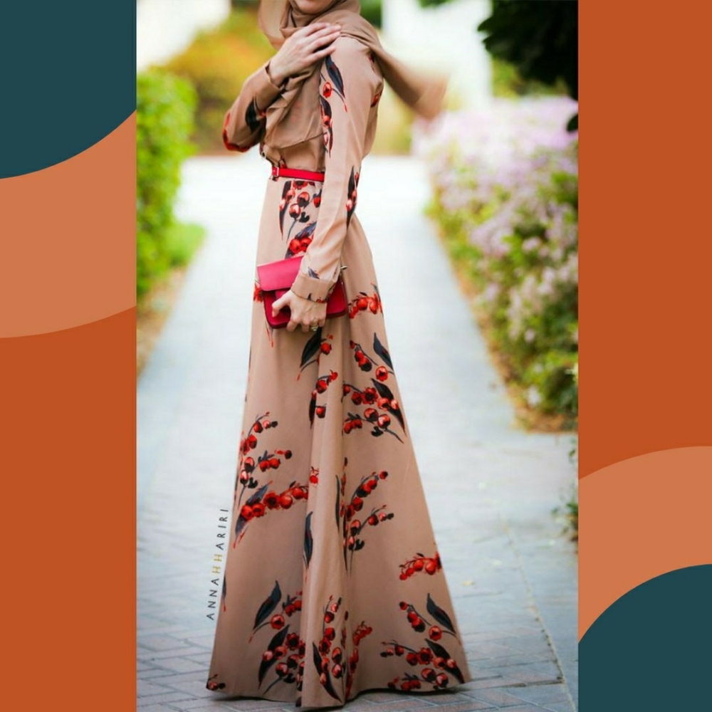 Floral Dress Abaya NWT
